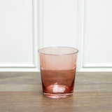 12 oz. Low Ball Drinking Glass,  Pink