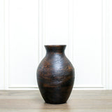 Small Mango Wood Pot Bellied Vase