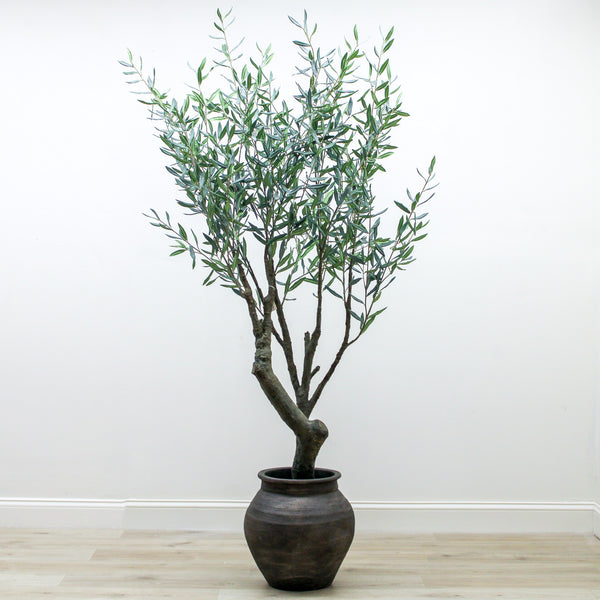 6.5' Real Touch Potted Olive Tree