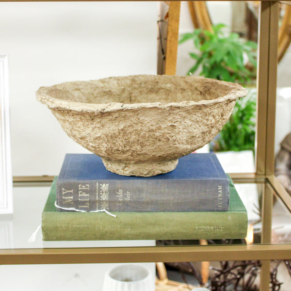 One-of-a-kind Paper Mache Bowl