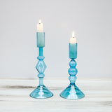 Wisteria Candleholder Blue Small
