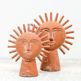 Small Sun Ray Face Figure