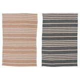 Cotton Striped Tea Towel S/2