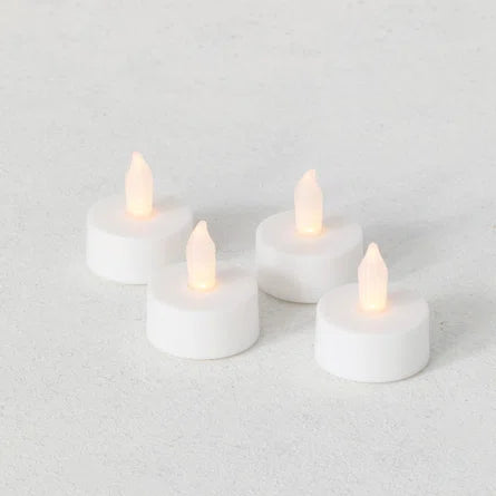 Twist Tea Lights Candle set/12 White