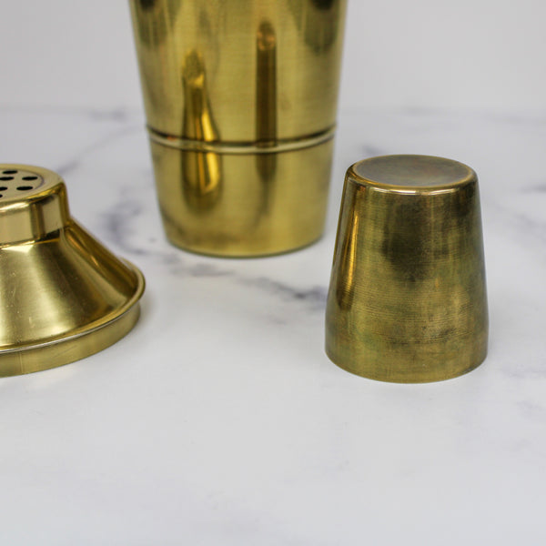 Stainless Steel Gold Cocktail Shaker