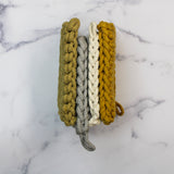 Mustard Cotton Crocheted Potholder