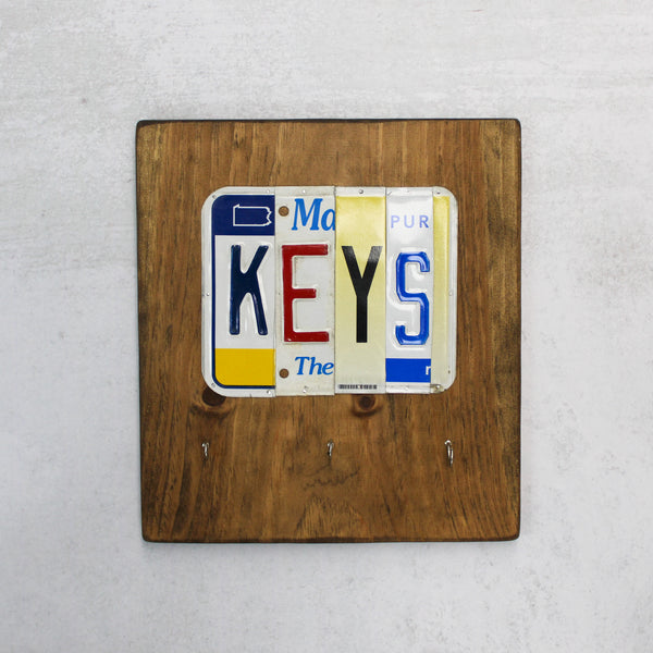 "Keys" License Plates Sign